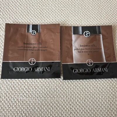 2 Proben Giorgio Armani Luminous Silk Glow Concealer 1 ml + Foundation 1 ml N 14
