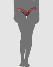 26 Hanky Panky Womens Pink Floral Original-Rise Lace Thong Panty Size OS 2-12 