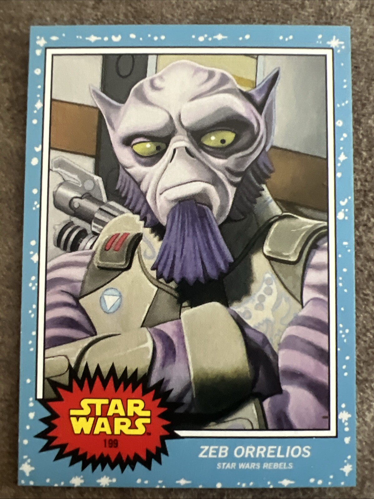 Zeb Orrelios 2021 Topps Star Wars Living Set Card Rebels #199