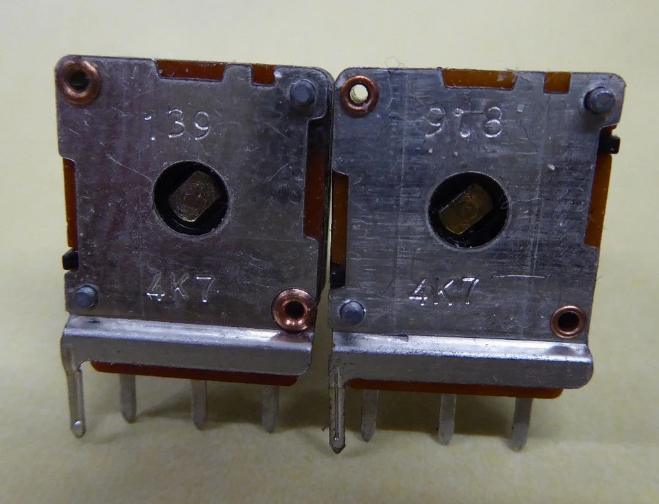 Preh - Potentiometer - Metallgehäuse 4,7 k Ohm lin. - 2 Stück - Bild 2 von 4