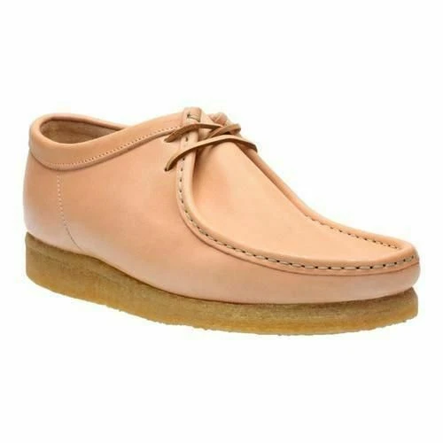 Clarks Originals Donna Ut * Wallabee Natural Tan Lea * Made Italy * UK 4 5 6 7 D