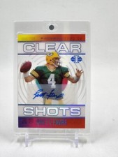 BRETT FAVRE Packers 2021 Panini Illusions Football - CLEAR SHOTS - AUTO - 12/25