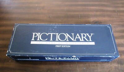 Pictionary-First Edition-The Game of Quick Draw - 1985 - Items are in Box Sealed