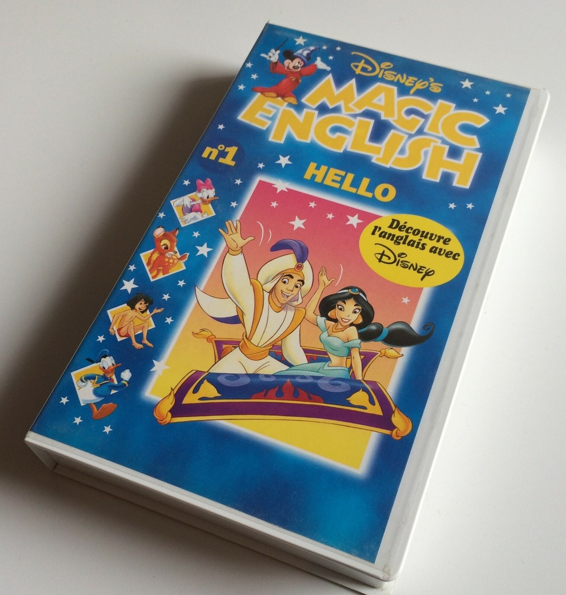 WALT DISNEY MAGIC ENGLISH HELLO N°1 VHS 1996 (Cassette Video) VHS