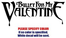Bullet For My Valentine Graphic Die Cut decal sticker Car Truck Boat Window 7"