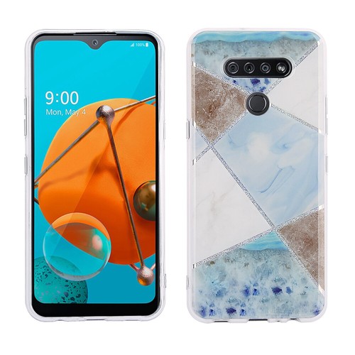 For LG K51 - Marble | Wood | Glitter Impact Shockproof TPU Soft Cover Case - Zdjęcie 19 z 27