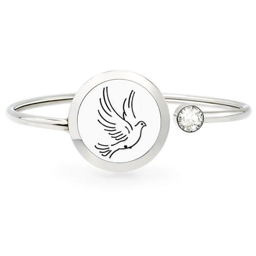 25mm  Rotatable Perfume Bangle Bracelet  Diffuser Essential Aromatherapy Locket - Picture 191 of 209