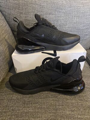 Nike Air Max 270 Running Shoes Triple Black Sneakers AH8050