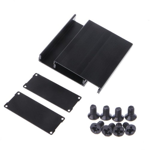 Aluminum Instrument Box Enclosure Electronic Project Case 120x97x40mm Black - Bild 5 von 8