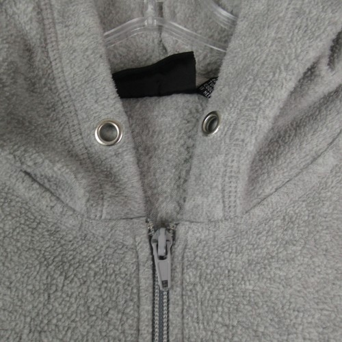 Southern Expressions Hoodie Womens Large Gray full Zip Fleece Jacket Pockets* - Picture 3 of 14