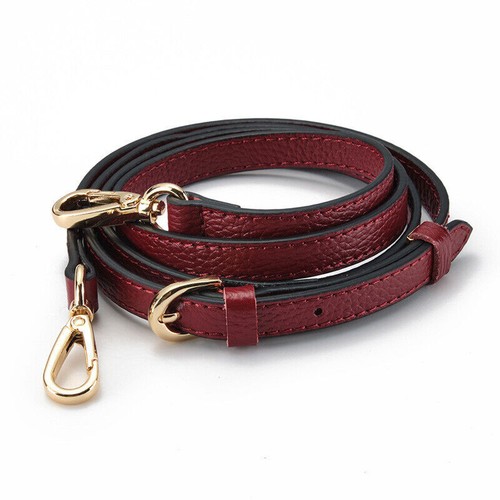 1.2/1.8cm Litchi Leather Crossbody Handbag Replacement DIY Adjustable Bag Strap - Picture 19 of 24