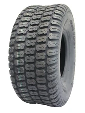 Deli Tire 15x6.00-6, Turf Tire 4 Ply, Tubeless, Garden Tractor Lawn Riding Mower