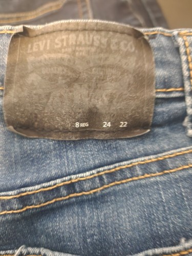 Lot of 8 Pairs Youth Levis Slim Reg 8 Jeans Excellent Condition - Picture 6 of 9