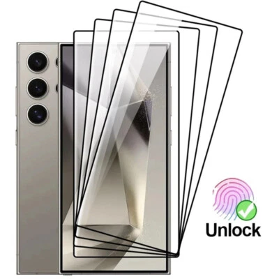 Vitre Verre Trempé Protection Écran Samsung Galaxy S25/S24/23/S22/Ultra/Plus/FE