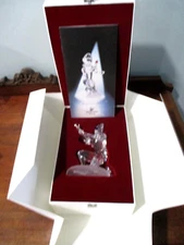 SWAROVSKI SCS 2001 MASQUERADE HARLEQUIN CRYSTAL FIGURINE & BOX & PAPERWORK NOSIB