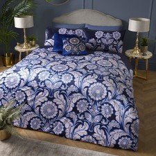 Image of Laurence Llewelyn Bowen Romilly Floral Motif Refersible Duvet Cover Set