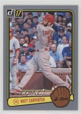 2017 Panini Donruss Retro 1983 Gray Border 184/199 Matt Carpenter #RV-34 0t2
