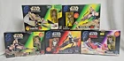 Lot of 5 1996 - 1997 STAR WARS POTF , SOTE & EU Power Racing Speeder Bikes NIB