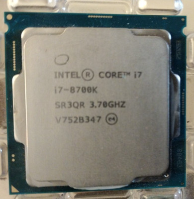 Intel  6-Core i7-8700K 3.70GHz Desktop CPU Processor SR3QR.
