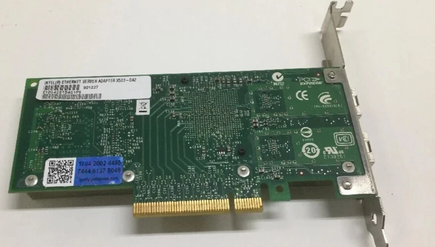 Intel X520-DA2 Server Adapter 10Gbps Dual Port SFP+ E10G42BTDA high profile - Image 2 of 2