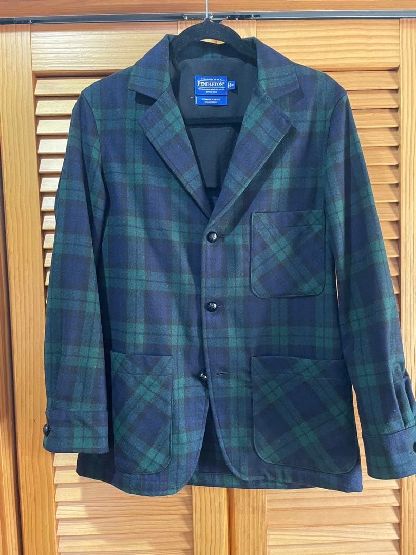 Pendleton Wool B Tailored Jacket S-Size Black Woo… - image 1