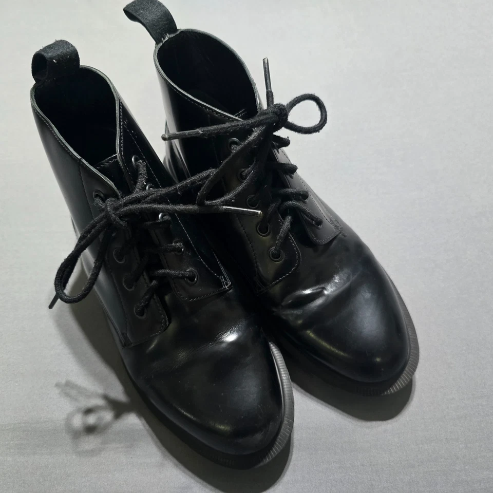 Botas Dr. Martens Emmeline Cuero Negro Mujer UK 5 / US 7 encaje Foto 2 de 4