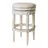 Taburete giratorio de cocina sin respaldo Maven Lane Pullman roble blanco, altura de barra (usado)