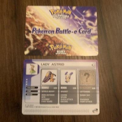 2003 Pokémon - Lady Astrid 129-8002 Pokémon Battle E-Reader Card