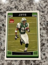 2006 Topps Football Leon Washington New York Jets RC Rookie Card #380. rookie card picture