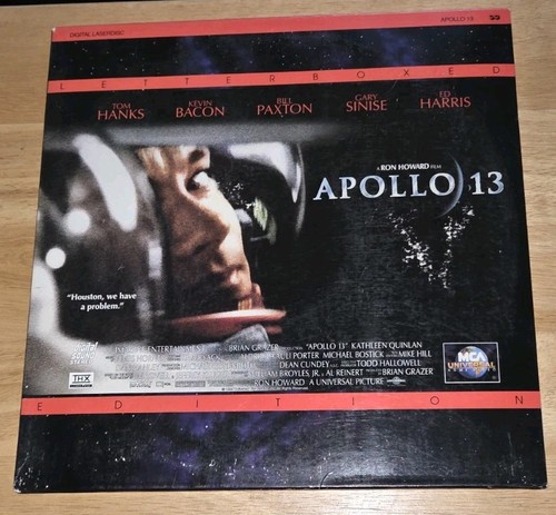Apollo 13 Digital Laserdisc Letterbox Tom Hanks Kevin Bacon MOON SPACE ...