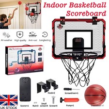 Mini Basketball Hoop for Kids Indoor Basketball Hoop with Electronic Scoreboard