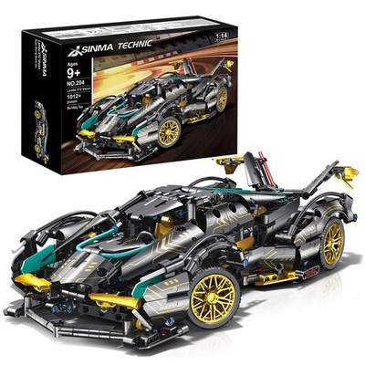 Technic Sports Car Building Blocks Toys Boys or Adults Kits 1:14 MOC Lambo V1...