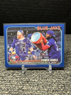 2024 Topps Update Power Couple Vladimir Toronto Blue Jays Blue Parallel 