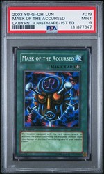 Mask of the Accursed LON-019 Labyrinth of Nightmare 1st Edition Super Rare