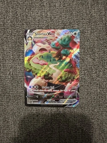 Pokémon Sword & Shield Snorlax VMAX 142/202 NM/M