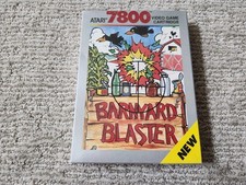 Vintage Atari 7800  Barnyard Blaster 1988 Factory Sealed With Hangtab!  image