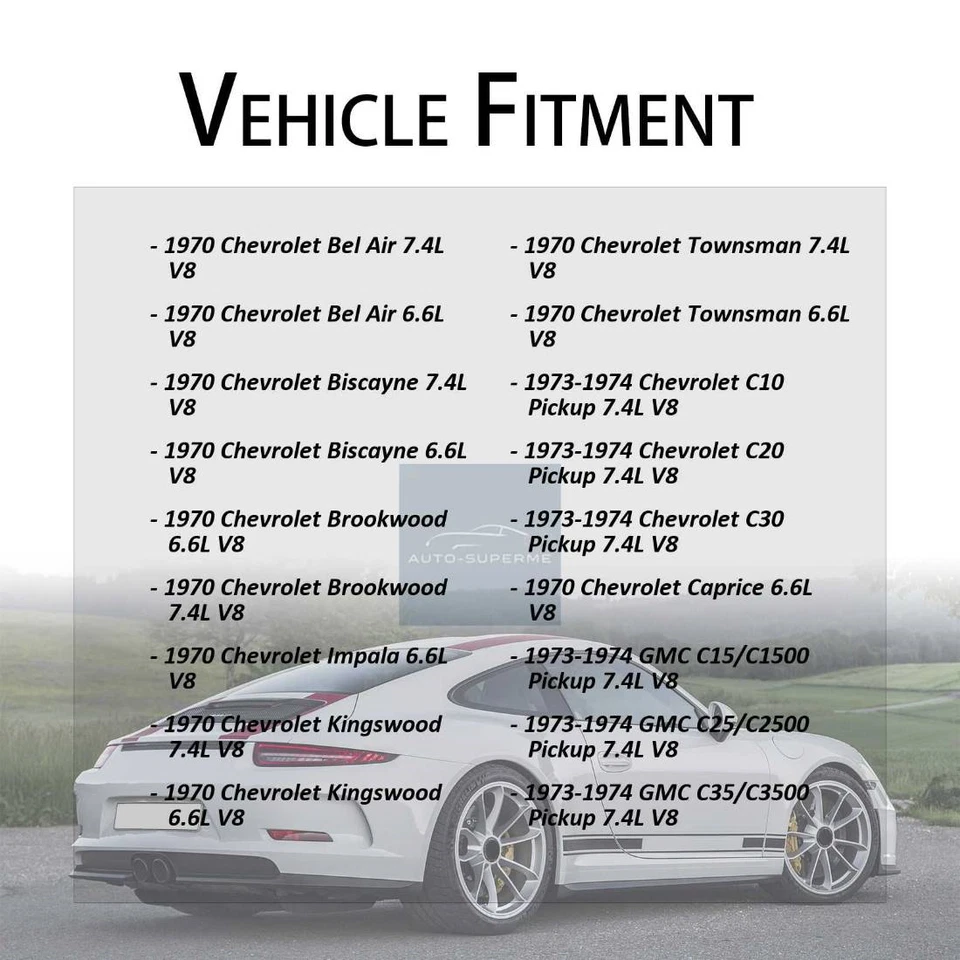 Bomba de dirección asistida para Chevrolet El Camino 4,1 L 1973-1974 Foto 2 de 4