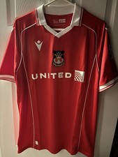 Wrexham 25/26 Authentic Home Jersey by Macron XL Fits Like A Large