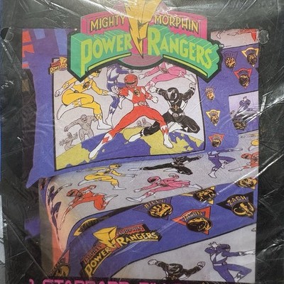 Vintage 1994 Mighty Morphin Power Rangers Standard Pillowcase Sealed