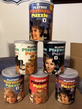 Set Of 6 Collective Playboy Playmate Puzzles In Tin All Pieces Included
