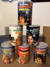 Set Of 6 Collective Playboy Playmate Puzzles In Tin All Pieces Included