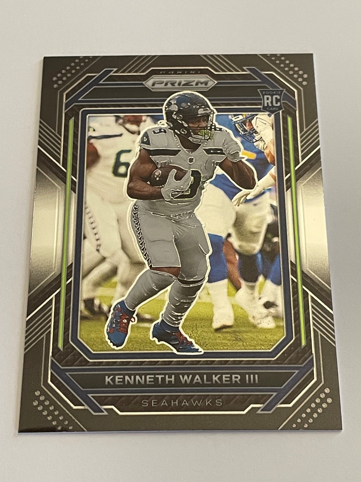 2022 Panini Chronicles Prizm Black Kenneth Walker III #PB-19 RC Insert Seahawk