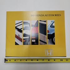 1988 Honda Accessories Brochure Prelude Crx Si Civic Accord Mugen Catalog 1087