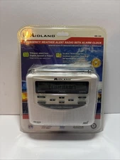 NEW Midland WR-120 Emergency Weather Alert Radio with Alarm Clock White Sealed