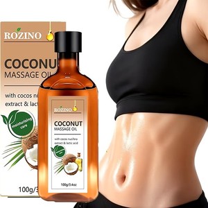 Coconut Moisturizing Firming Massage Oil, Natural Ingredients Moisturize And...