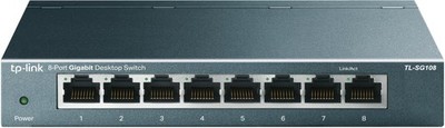 TL SG108 8 Port Gigabit Netzwerk Switch (Plug and Play 8* RJ 45 LAN Ports