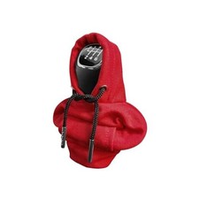 Gear Shift Hoodie, Universal Car Shift Knob Cover, Automotive 1 Piece Red