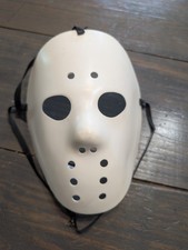 Vintage 1987 Jason Hockey Mask Friday The 13th Rubies Costume Horror Mask