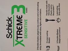 Schick XTREME3 sensitive Blades Shave