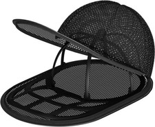 LONGD Baseball Cap Washer Cage - Sturdy Frame Laundry Protector 1-Pack, Black 